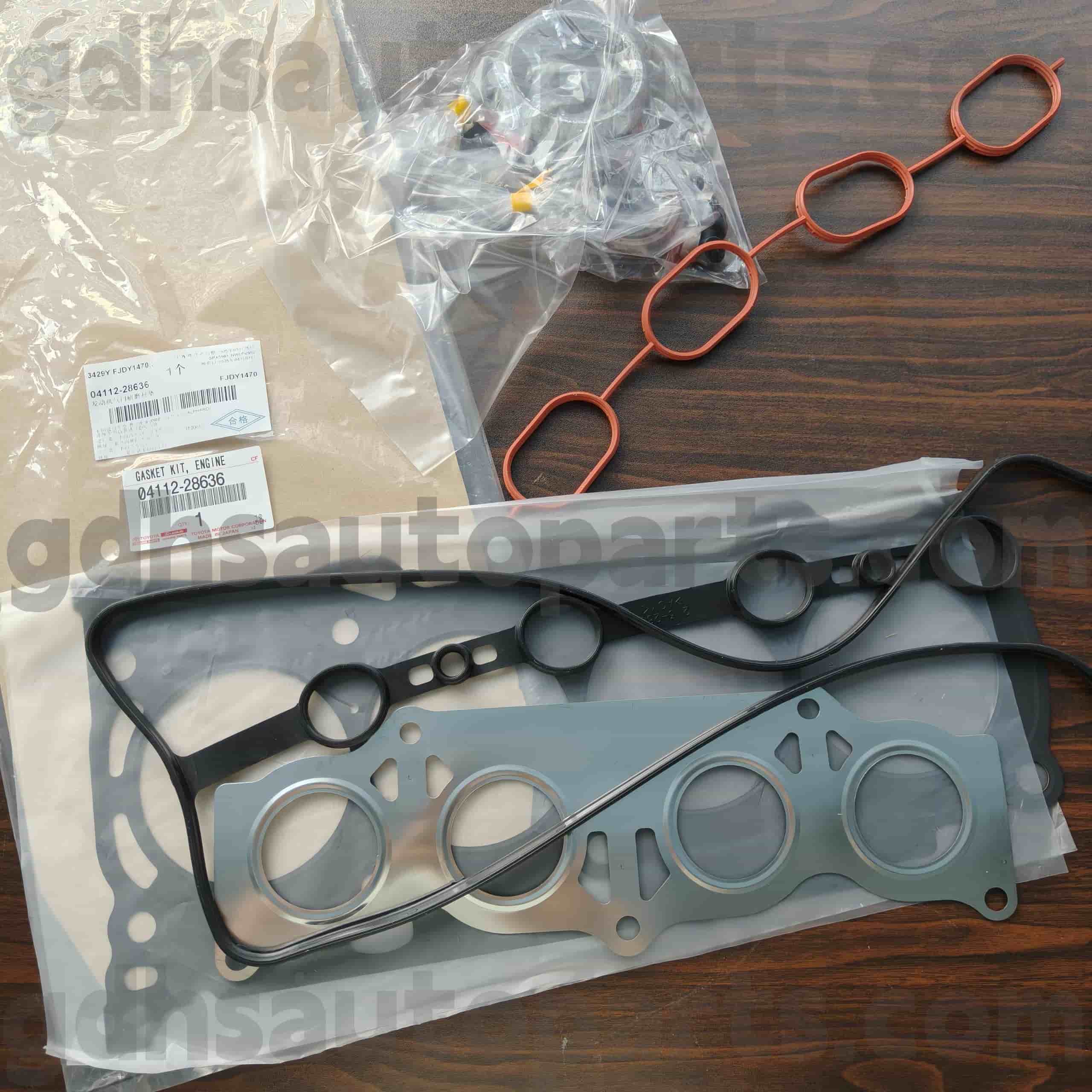 04112-28636 TOYOTA Echte onderdelen Motorafstemming Kit voor Previa/Tarago, Appa, Alphard