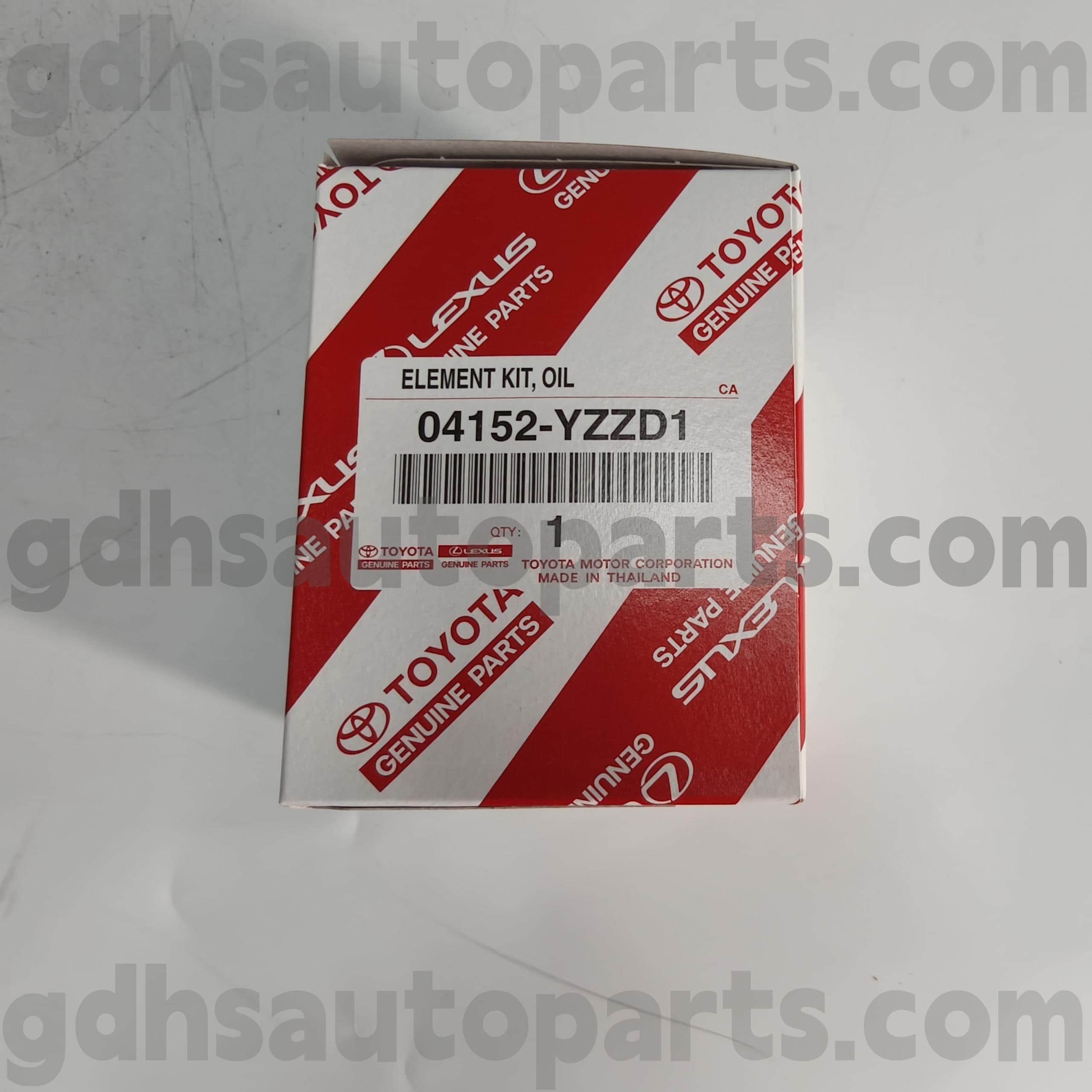 04152-YZZD1 Toyota Echte onderdelen OLIEFILTER VOOR CHASSIS NR. ASU40 GSU45