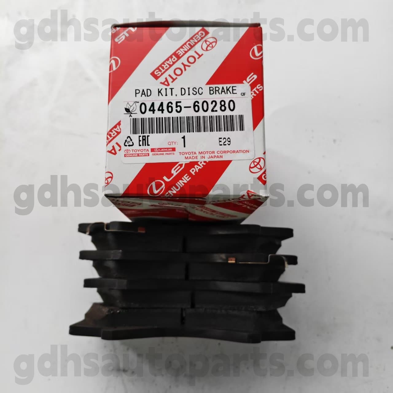 04465-60280 Toyota Echte onderdelen Voorremkussen voor landkruiser 、 LX450D/460/570 Chassis nr. Uzj200