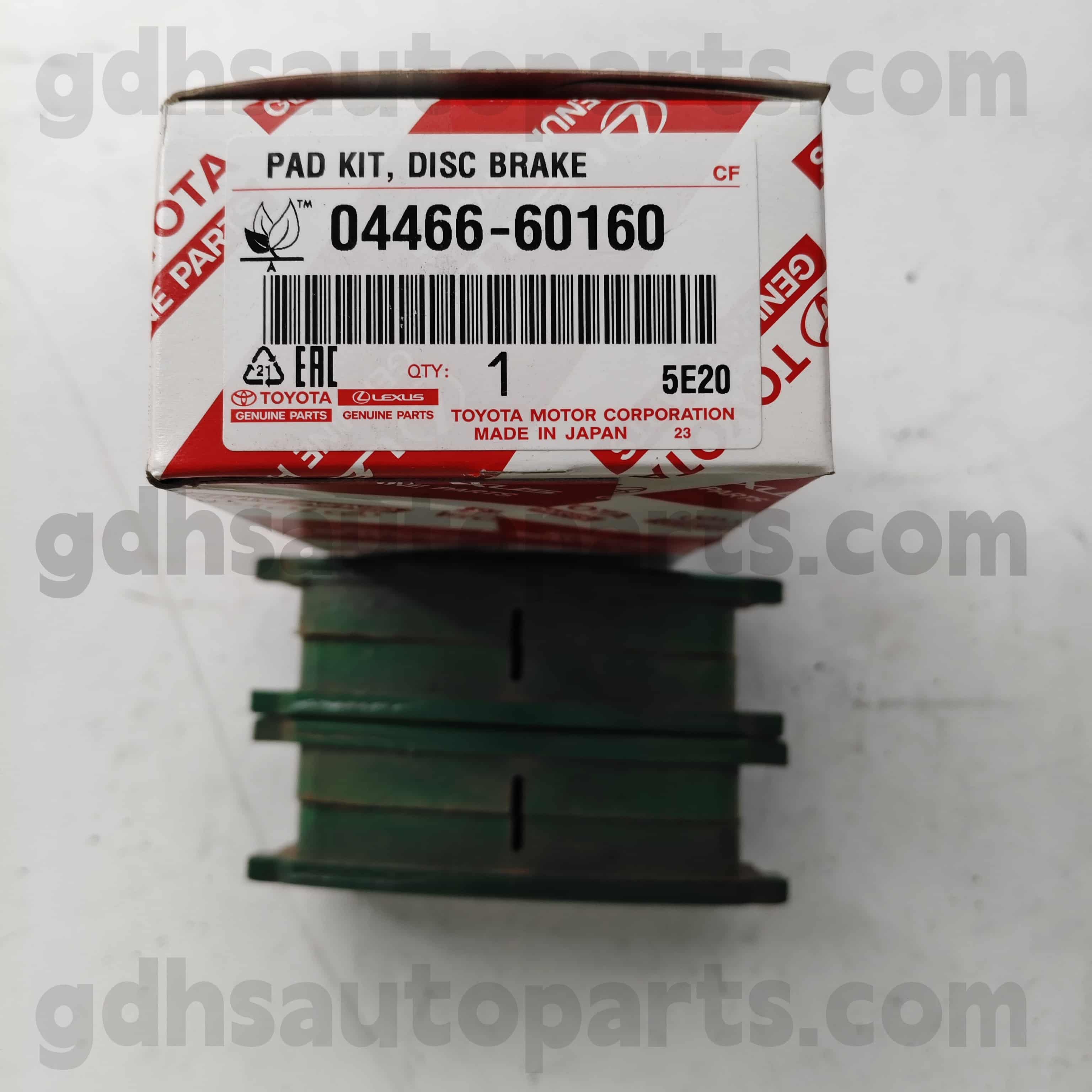 04466-60160 TOYOTA Echte onderdelen Achterremkussen voor landkruiser 、 LX450D/460/570 Chassis nr. URJ202
