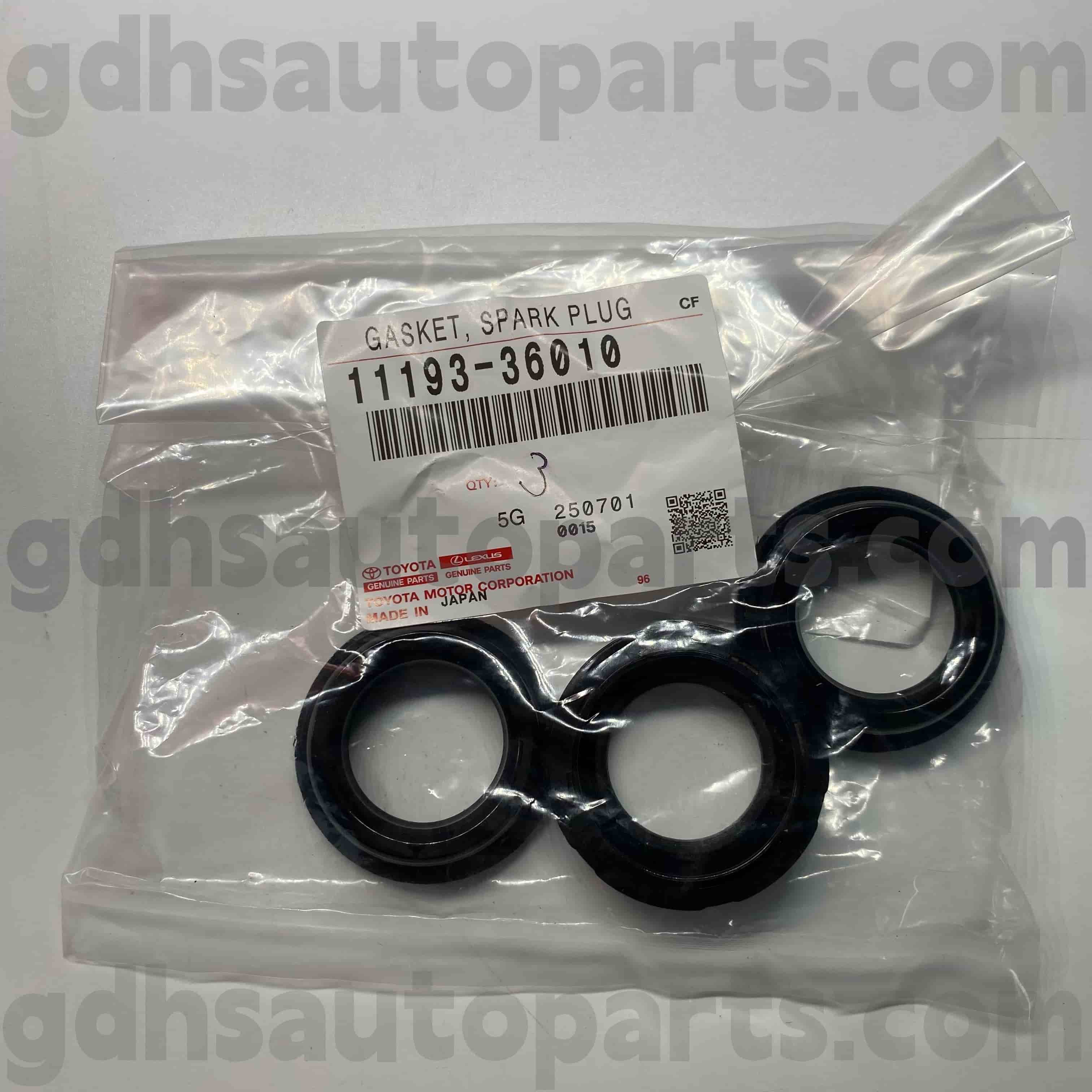 11193-36010 Toyota echte onderdelen bougie rubberen rubberring voor Harrier, Lexus ES350/300H chassis nr. Ayh30