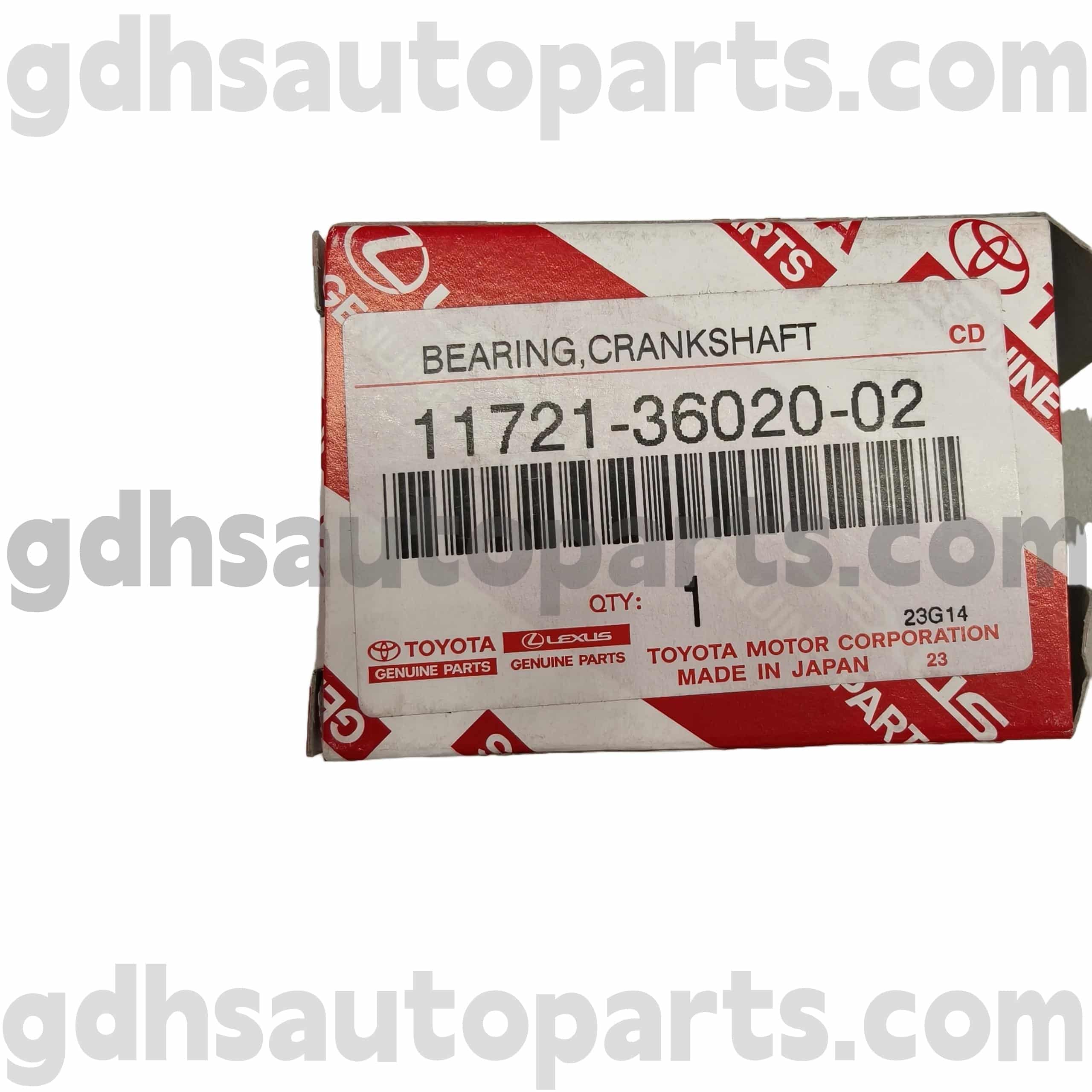 11721-36020-02 Toyota Originele Onderdelen Krukaslagerkap Shell voor VENZA, CAMRY, LEXUS RX270/350/450H Chassis NO.ASU40