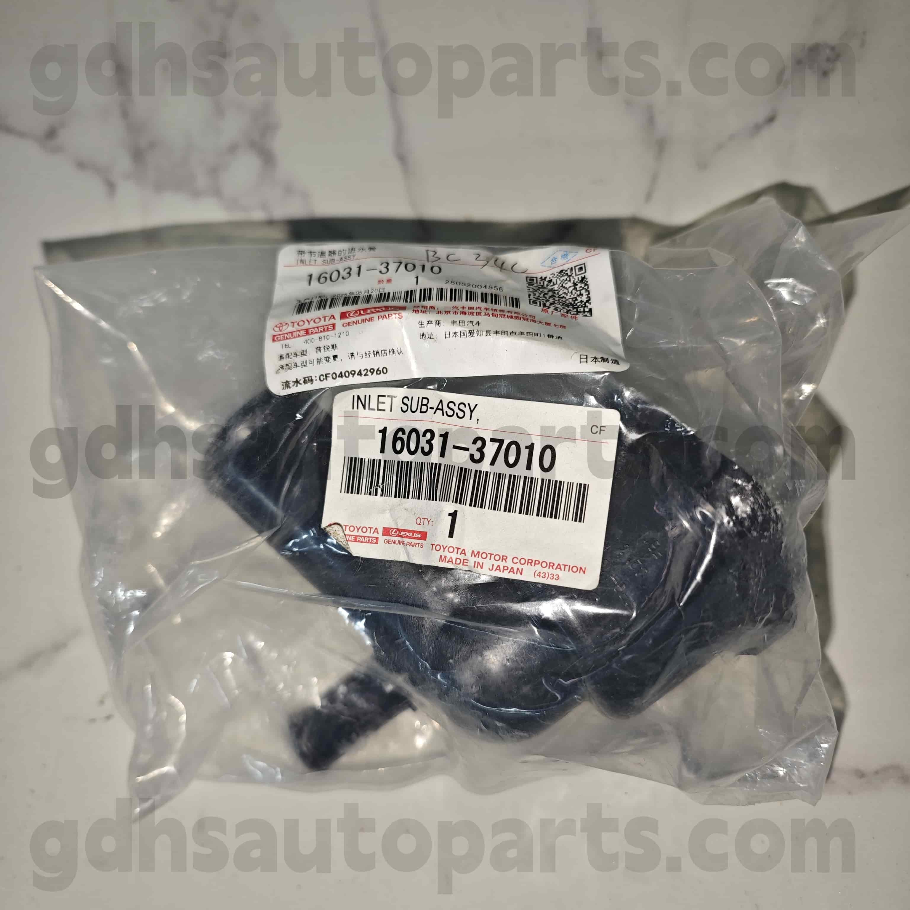 16031-37010 TOYOTA Echte onderdelen Thermostaat voor Prius PHV 、 Corolla-chassis nr. 2zrfxe..ZvW50