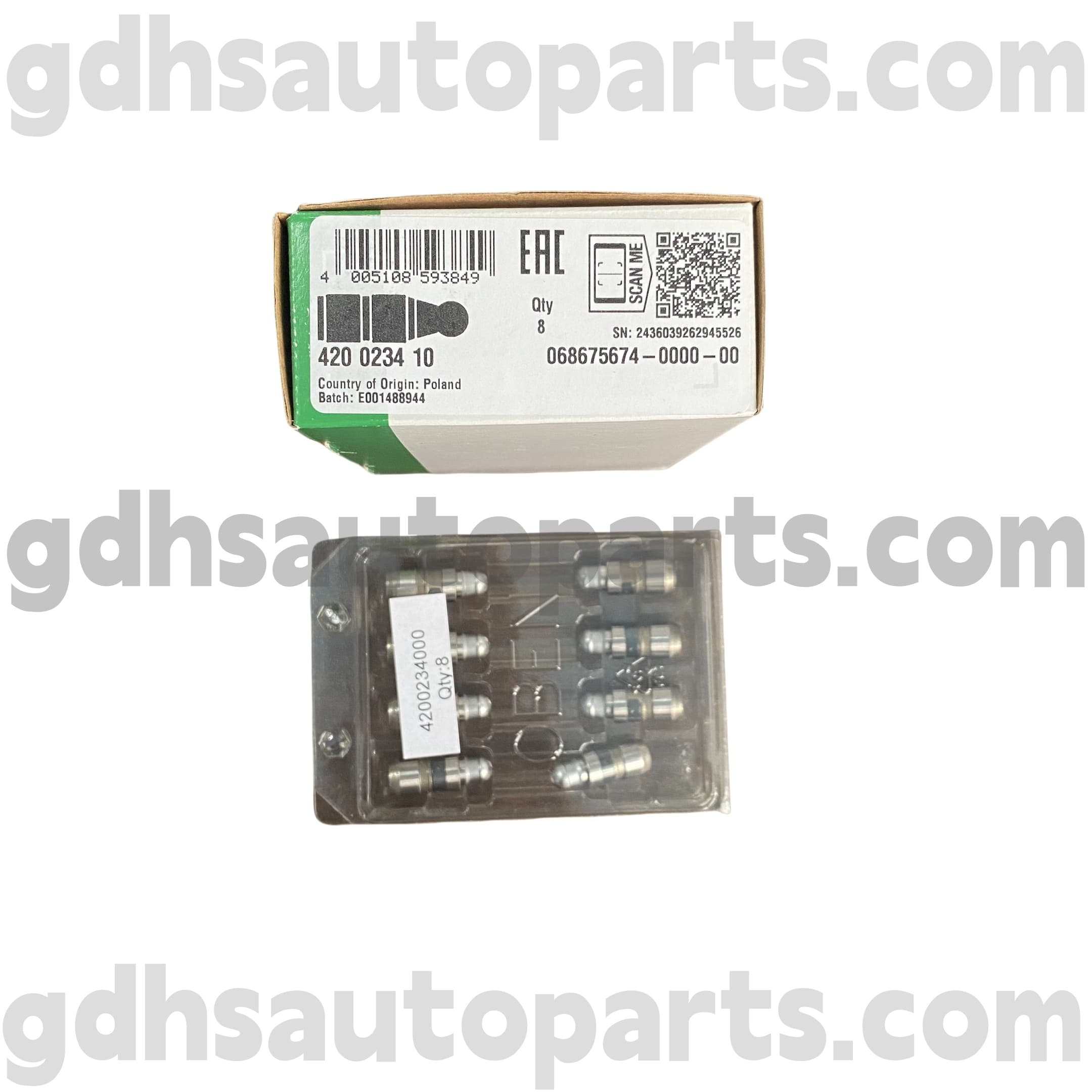 4200234100 Schaeffler Ina Valve Lifter voor Range Rover Evoque, Land Rover Discovery Sport OE nr. LR004168