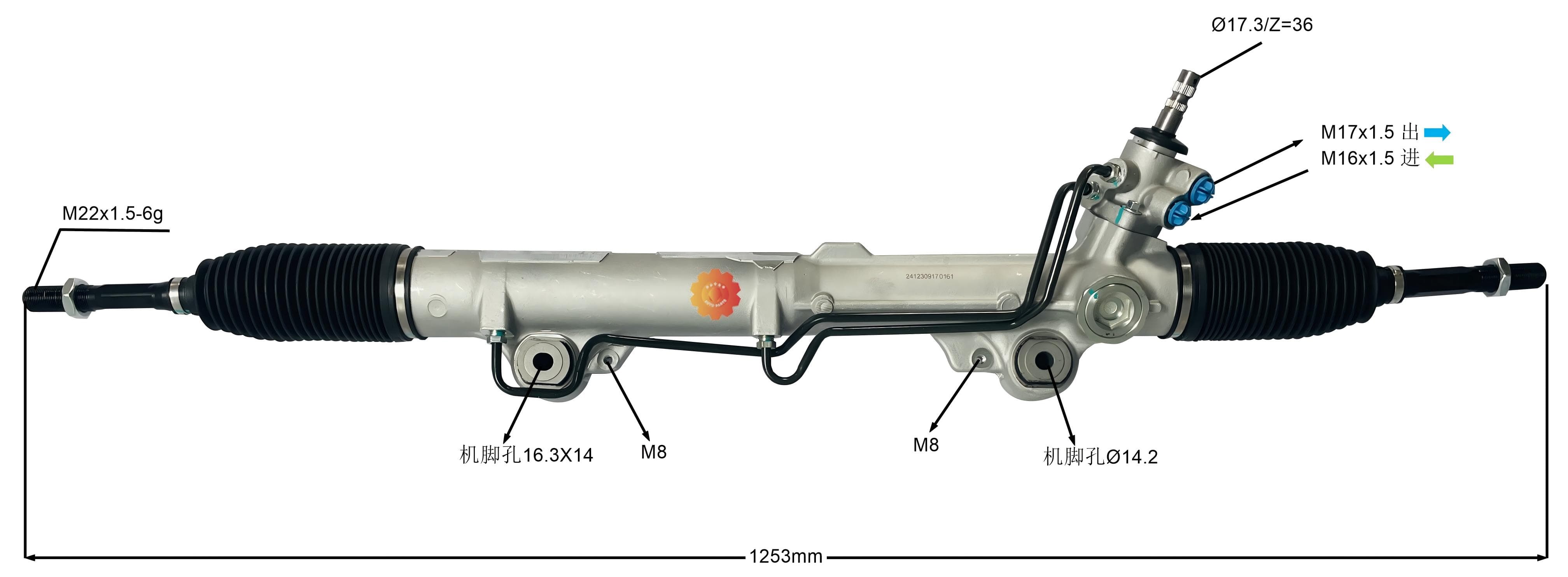 44250-0C070 Stuurinrichting voor auto's