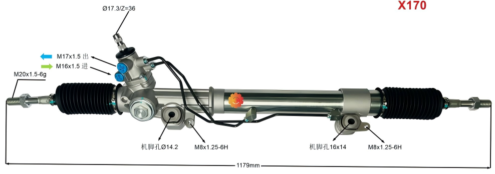 44250-60090 Stuurinrichting voor auto's