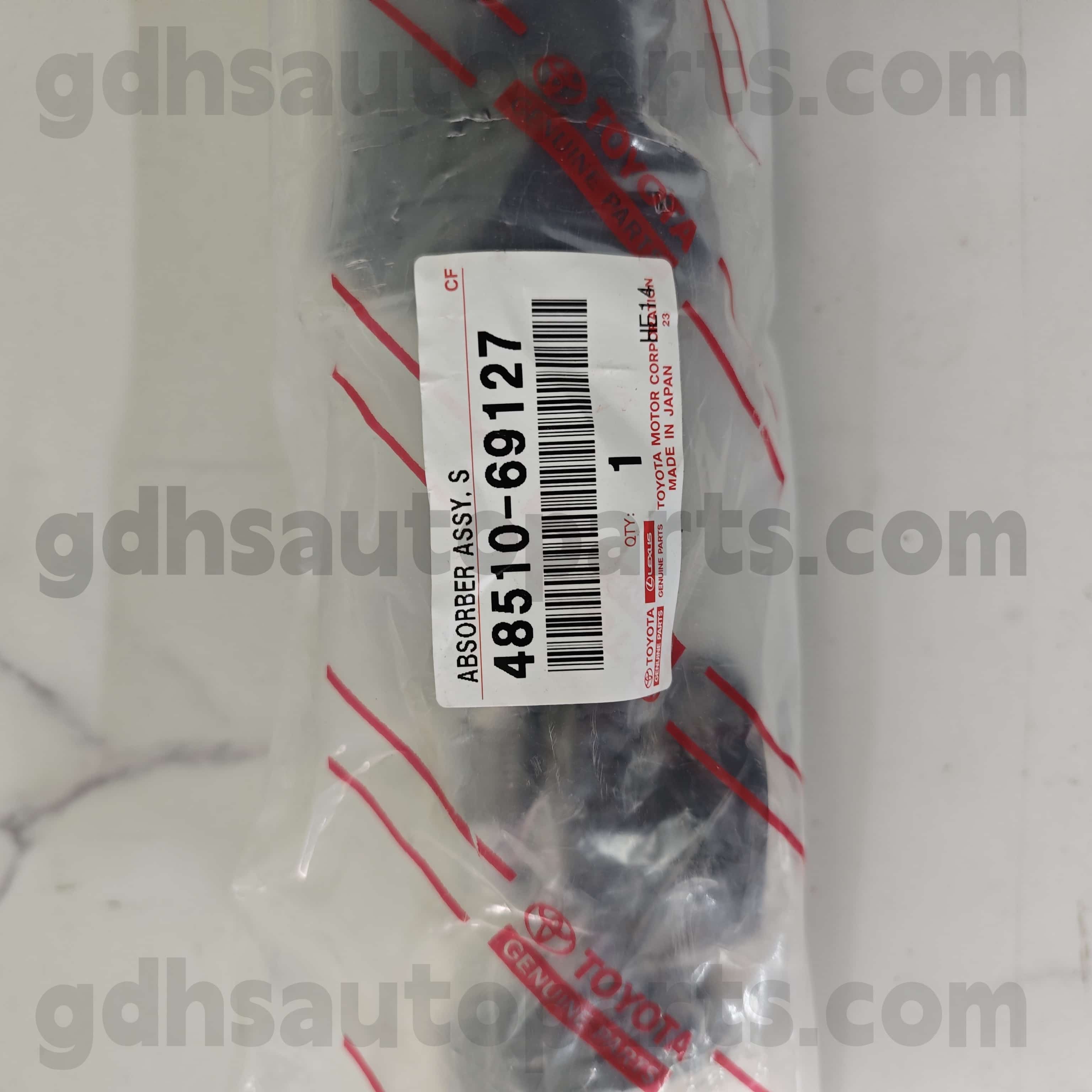 48510-69127 Toyota Echte onderdelen Rechtsstrut Assemblage voor landkruiser 、 Land Cruiser 100 、 Lexus LX470 Chassis nr. HDJ101, UZJ100