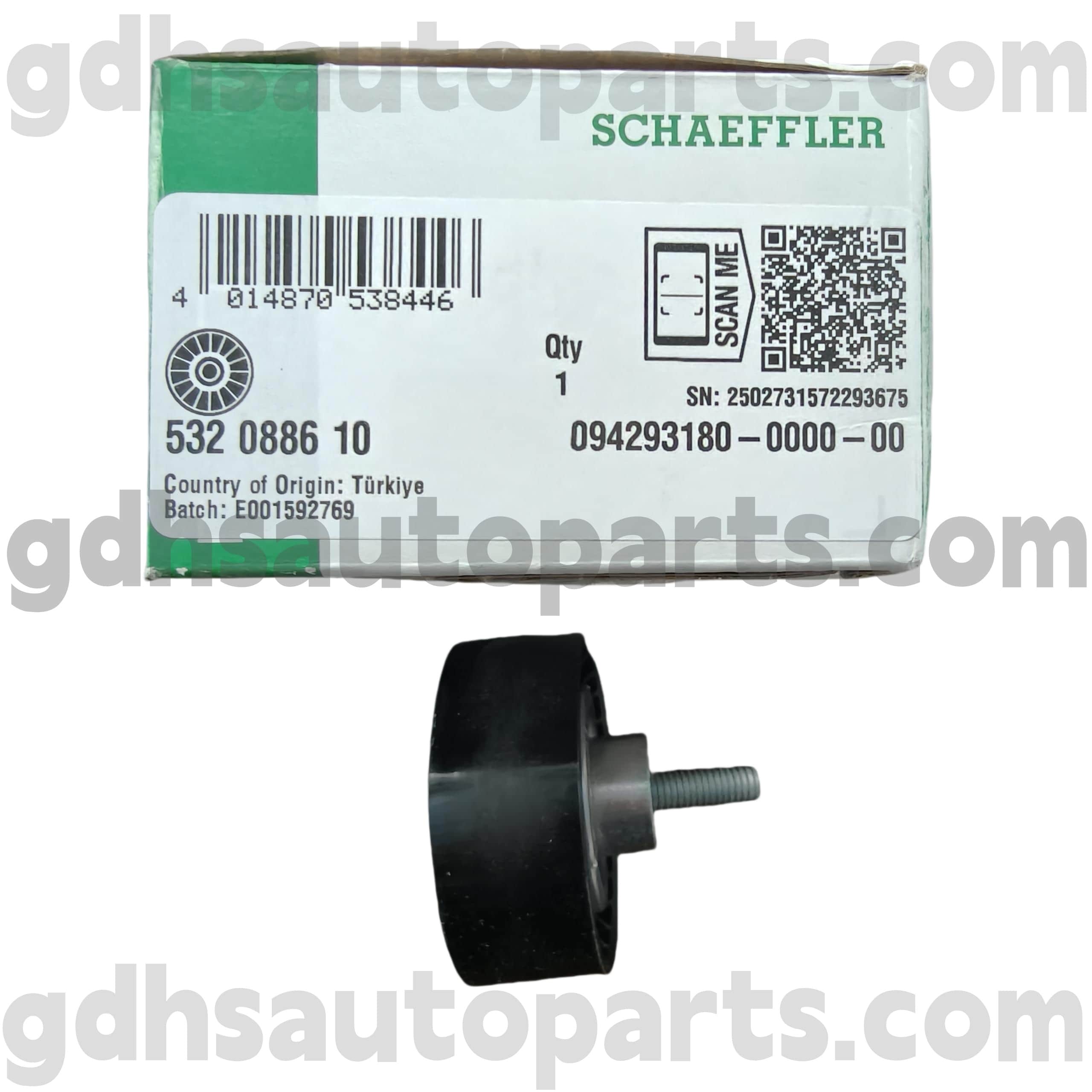 5320886100 Schaeffler Ina distributieriempoelie voor Range Rover, Range Rover Sport, Land Rover Discovery 4 OE No.LR073726