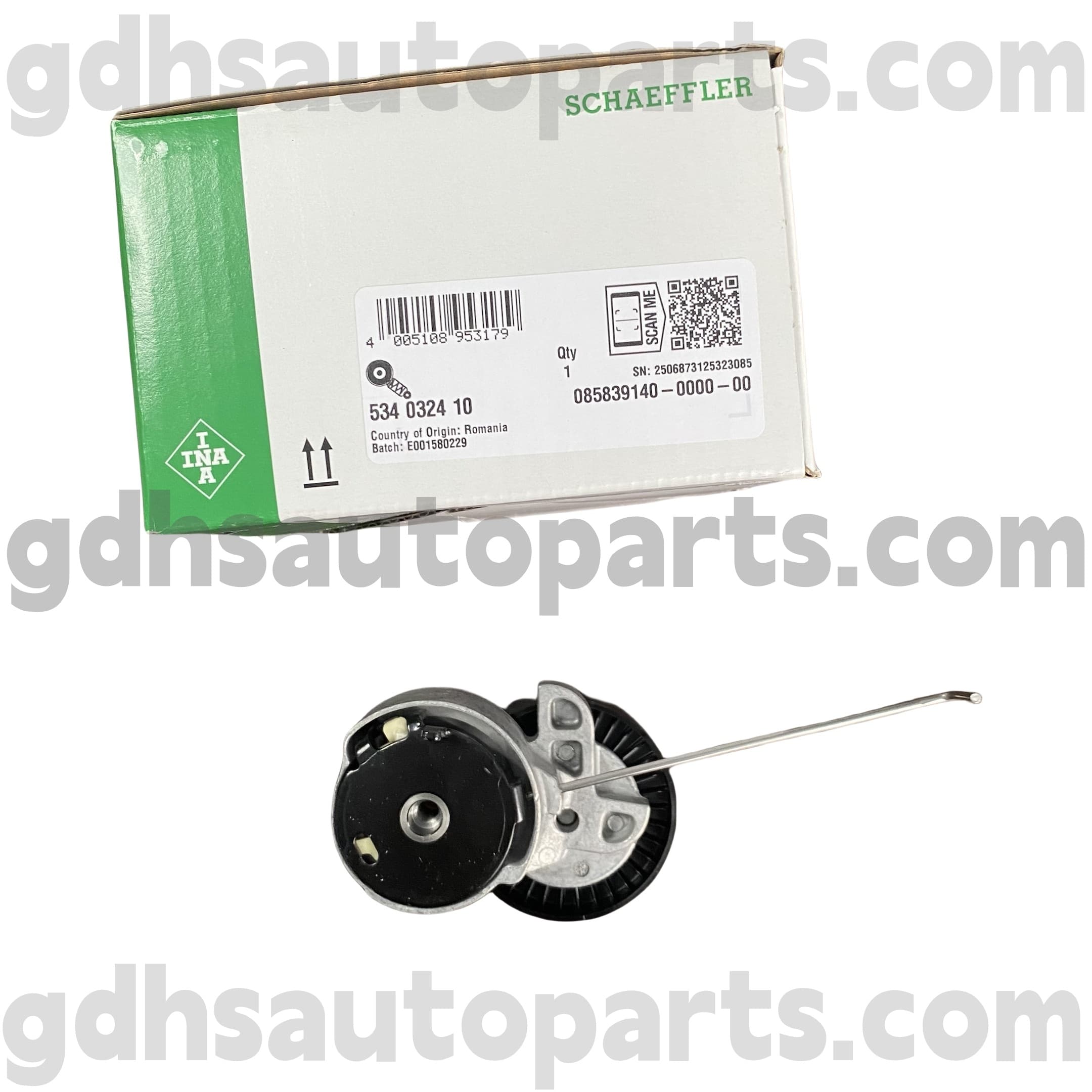 5340324100 Schaeffler Ina Drive Belt spanner voor Land Rover Freelander 2 oe nr. LR004667