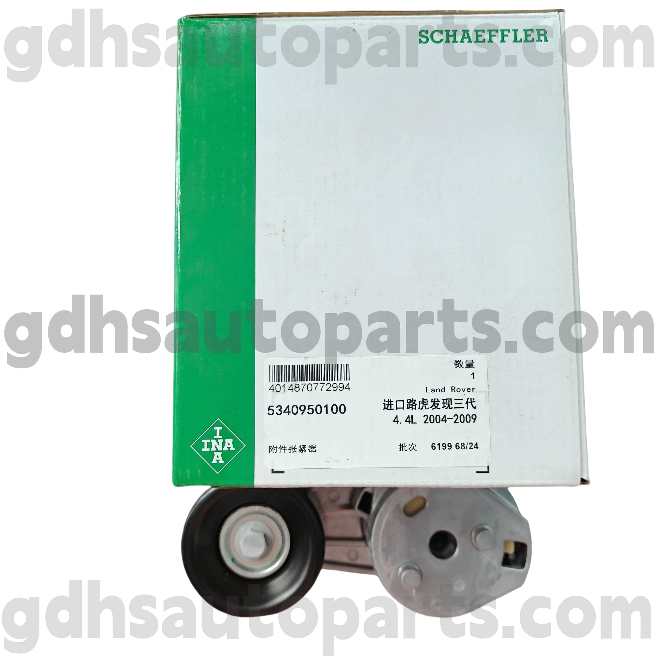 5340950100 Schaeffler Ina Drive Belt -spanner voor Range Rover Sport OE nr. PQG500220