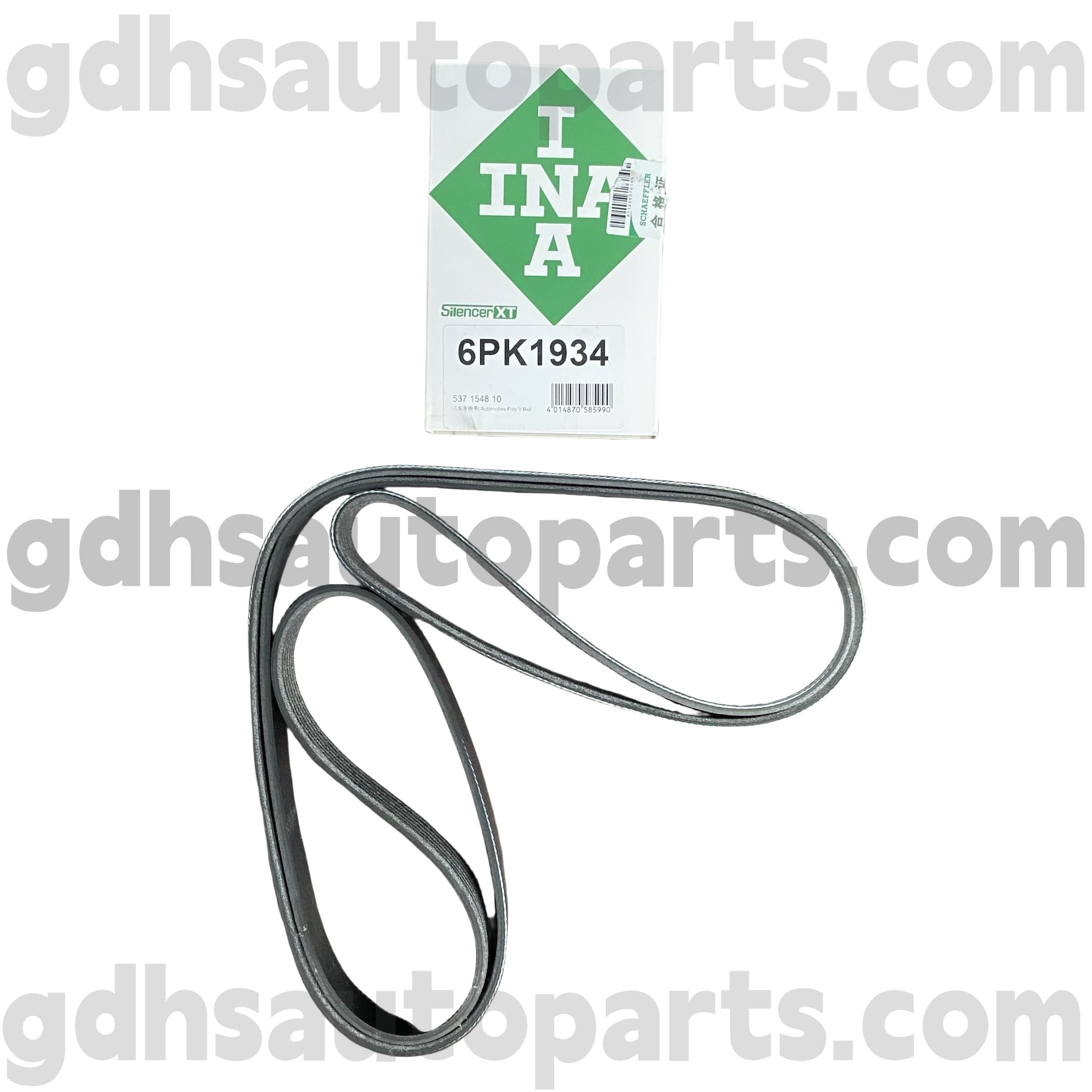 5371548100 Schaeffler Ina Drive Belt voor Range Rover, Range Rover Sport, Range Rover Evoque, Range Rover Velar OE No.LR079263