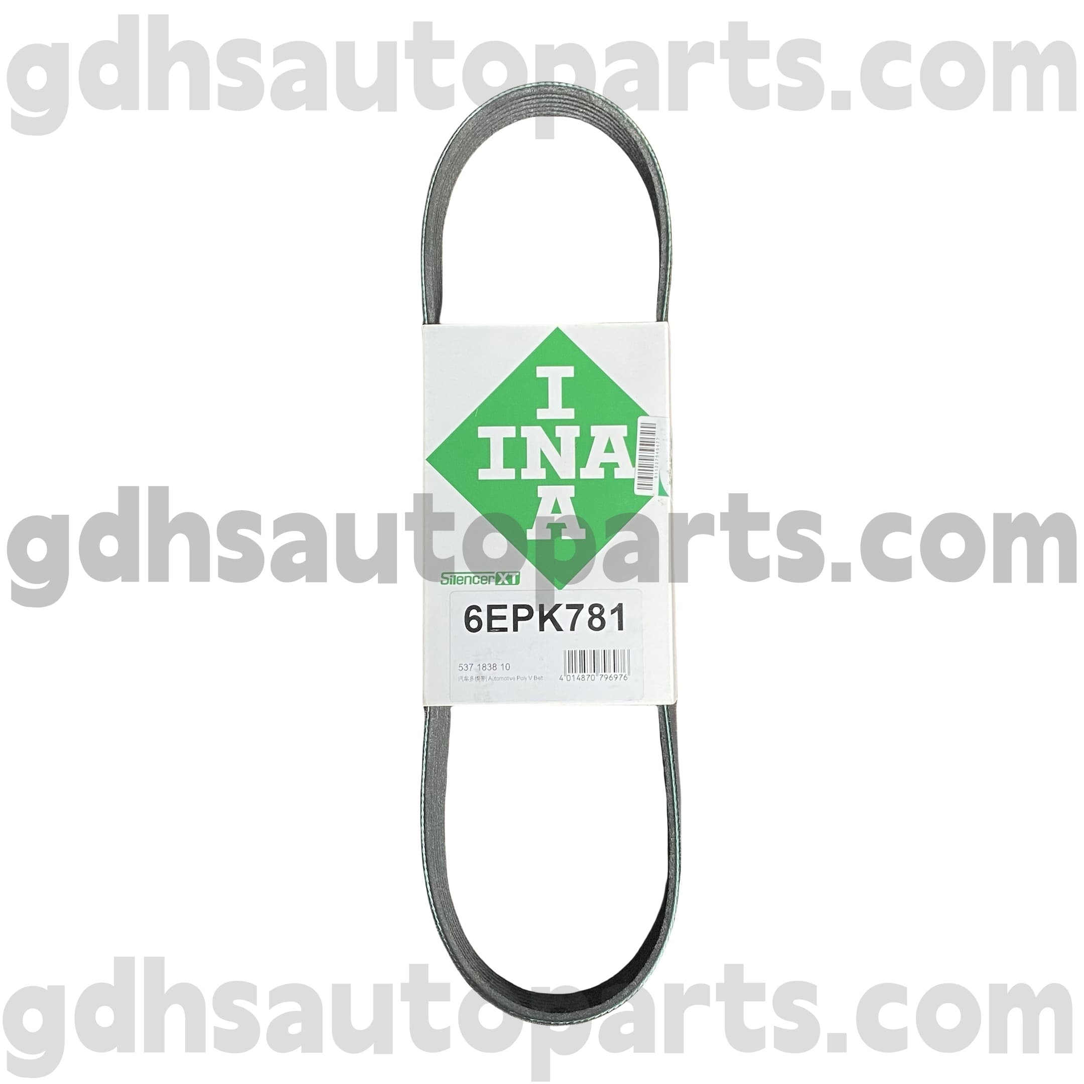 5371838100 Schaeffler Ina Drive Belt voor Range Rover, Range Rover Sport, Land Rover Discovery 4, New Defender OE No.LR123070