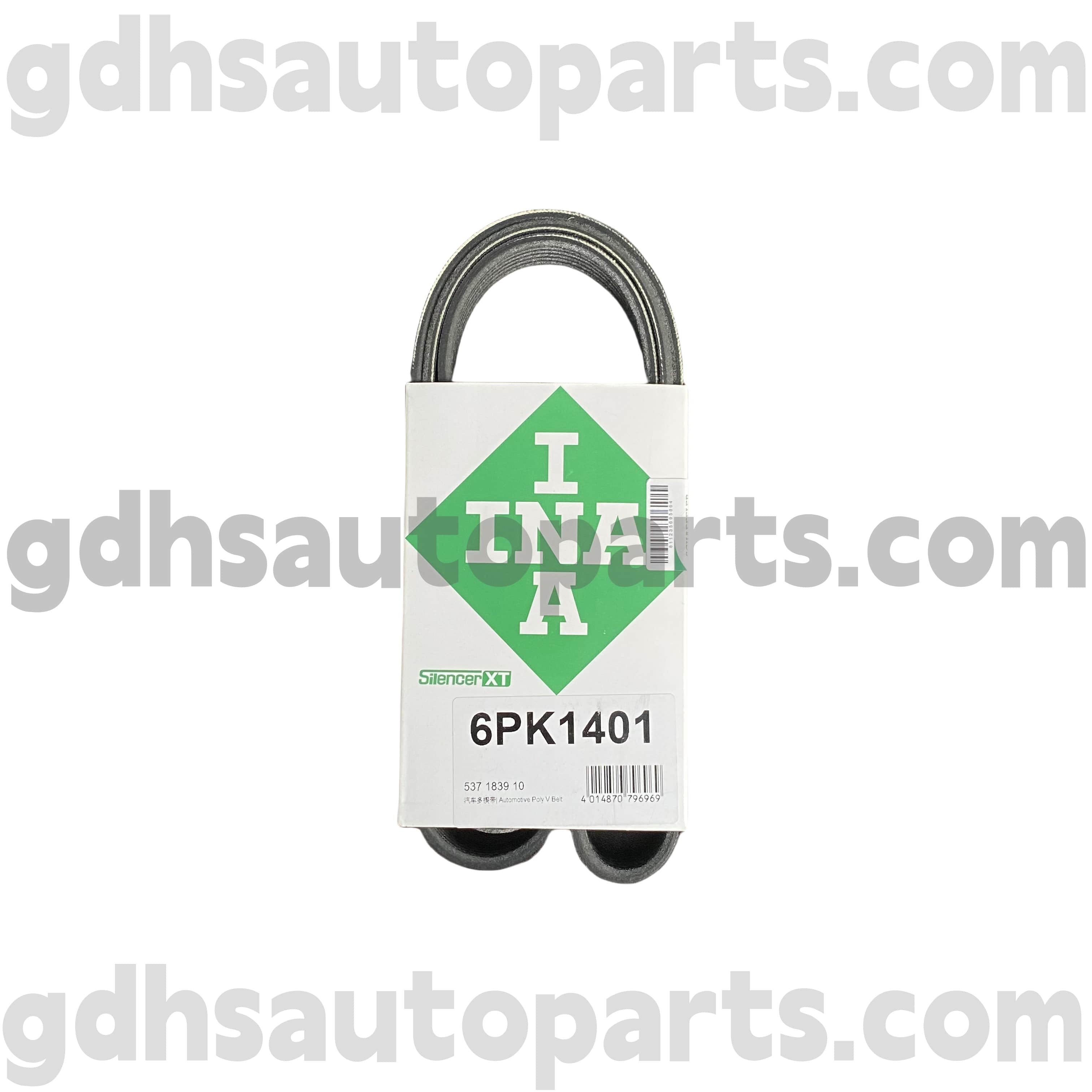 5371839100 Schaeffler Ina Drive Belt voor nieuwe Range Rover, Range Rover Velar, New Range Rover Sport, Nieuwe Defender OE No.LR121781