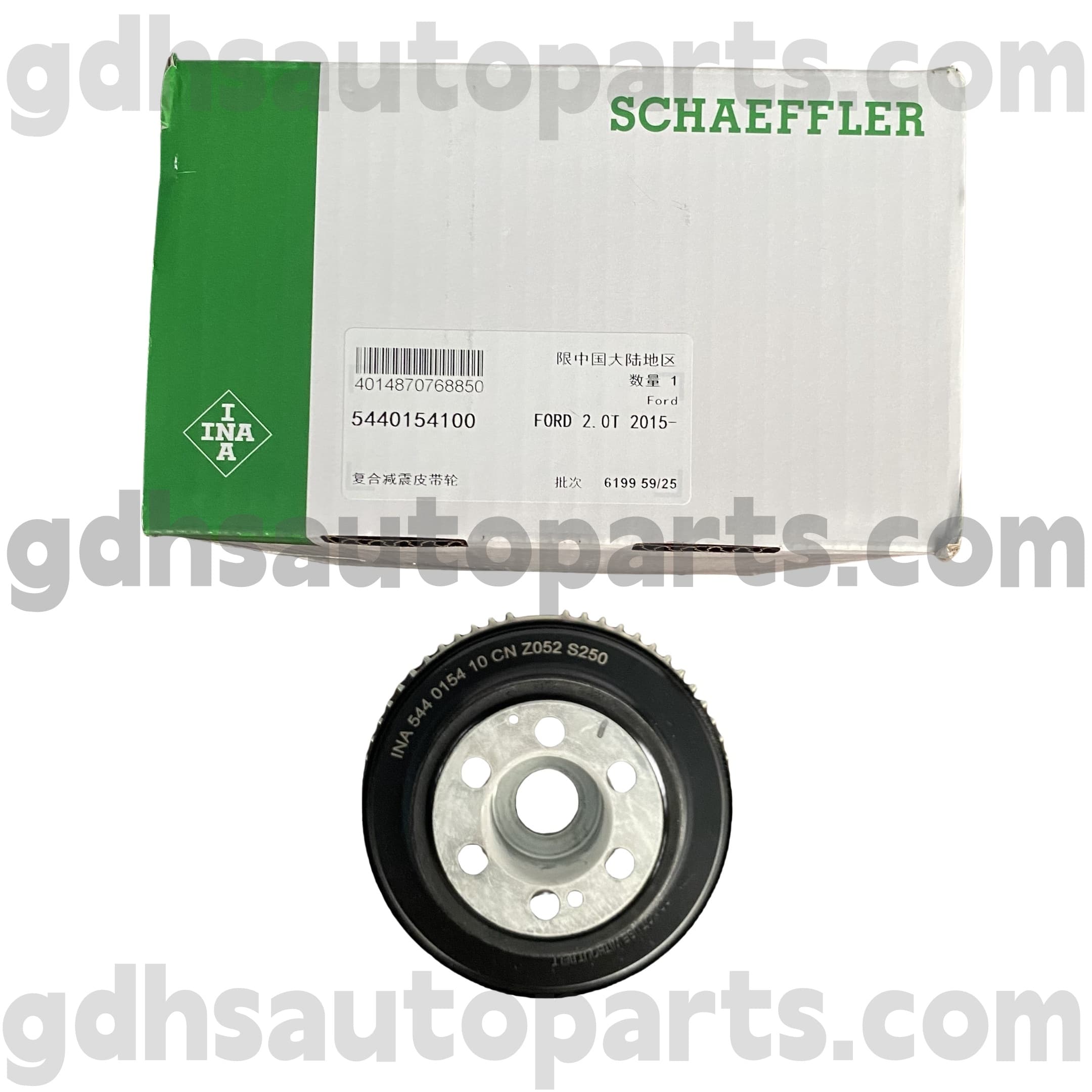 5440154100 Schaeffler Ina Crankshaft Timing Belt Pulley voor Range Rover, Range Rover Sport, Range Rover Evoque, Discovery Sport OE No.LR078547