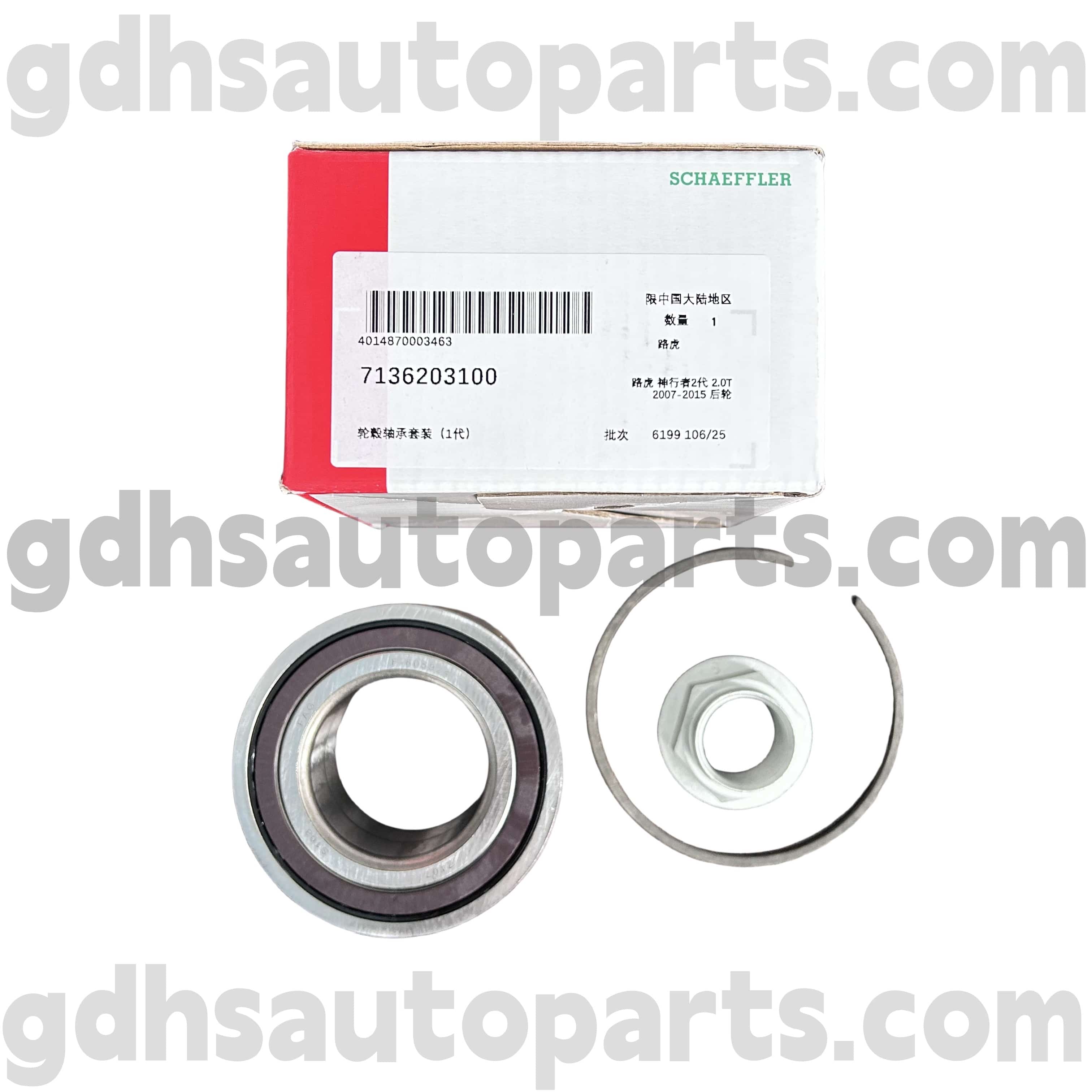 7136203100 Schaeffler Fag Hub lager voor Land Rover Freelander 2 OE nr. LR041425