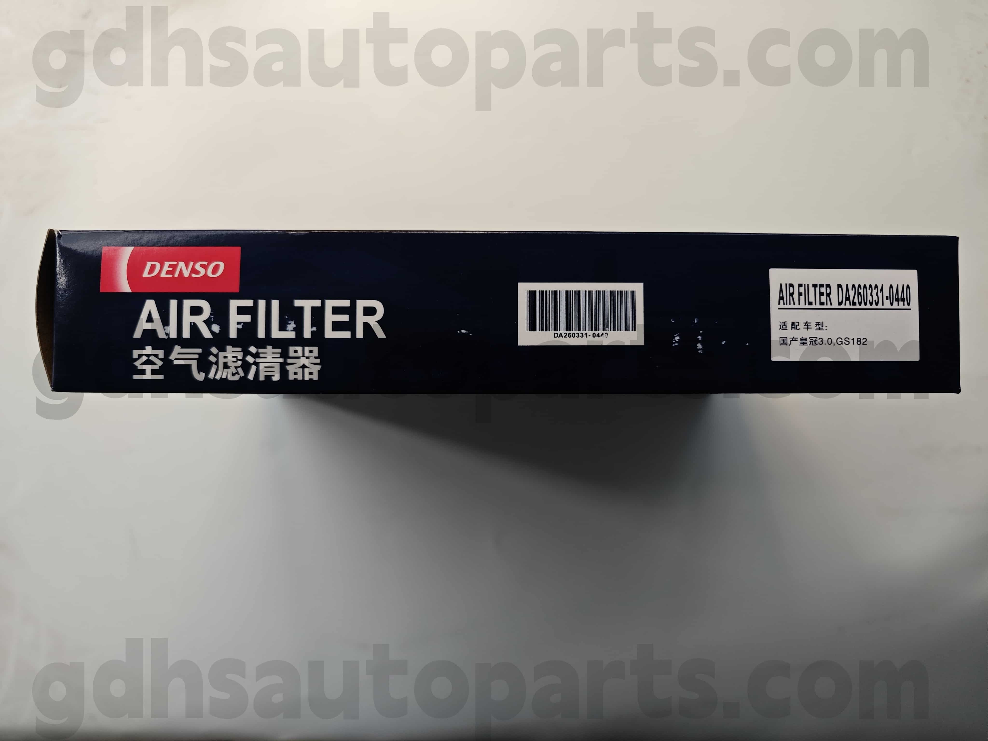 DA260331-0440 Toyota echte onderdelen luchtfilter voor kroonchassis nr. 3GRFE, 5GRFE..GRS18# OE NR. 17801-0p020