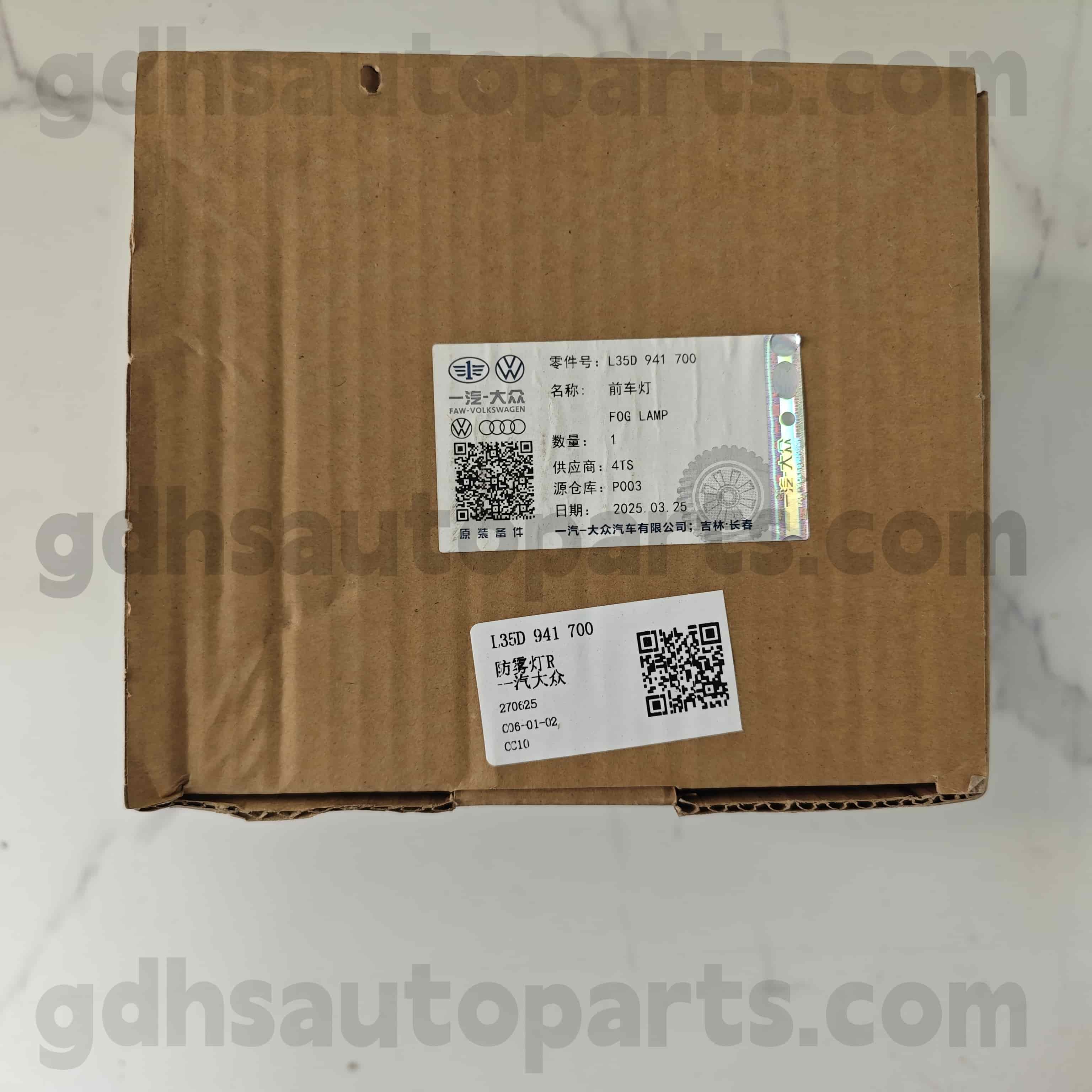 L35d 941 700 Volkswagen Echte onderdelen voorzijde rechts mist licht voor CC CC